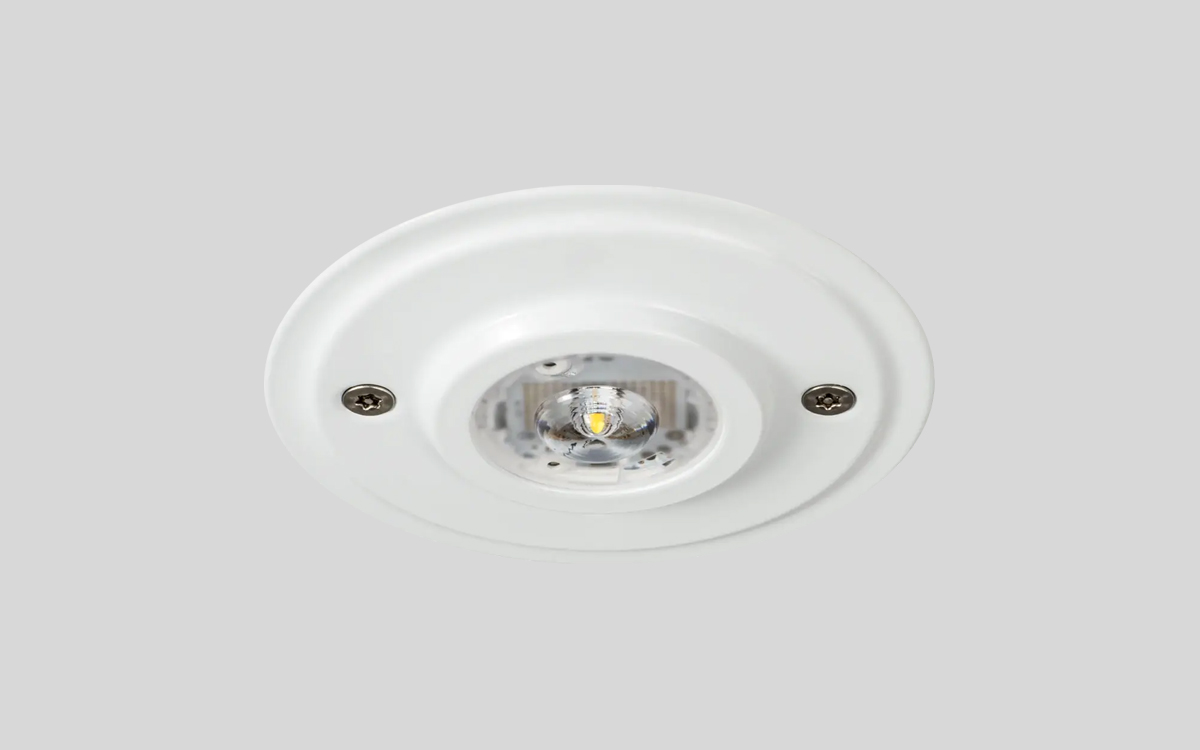 Anti-Ligature Recessed Emergency Luminaire with Tamper-Resistant Design