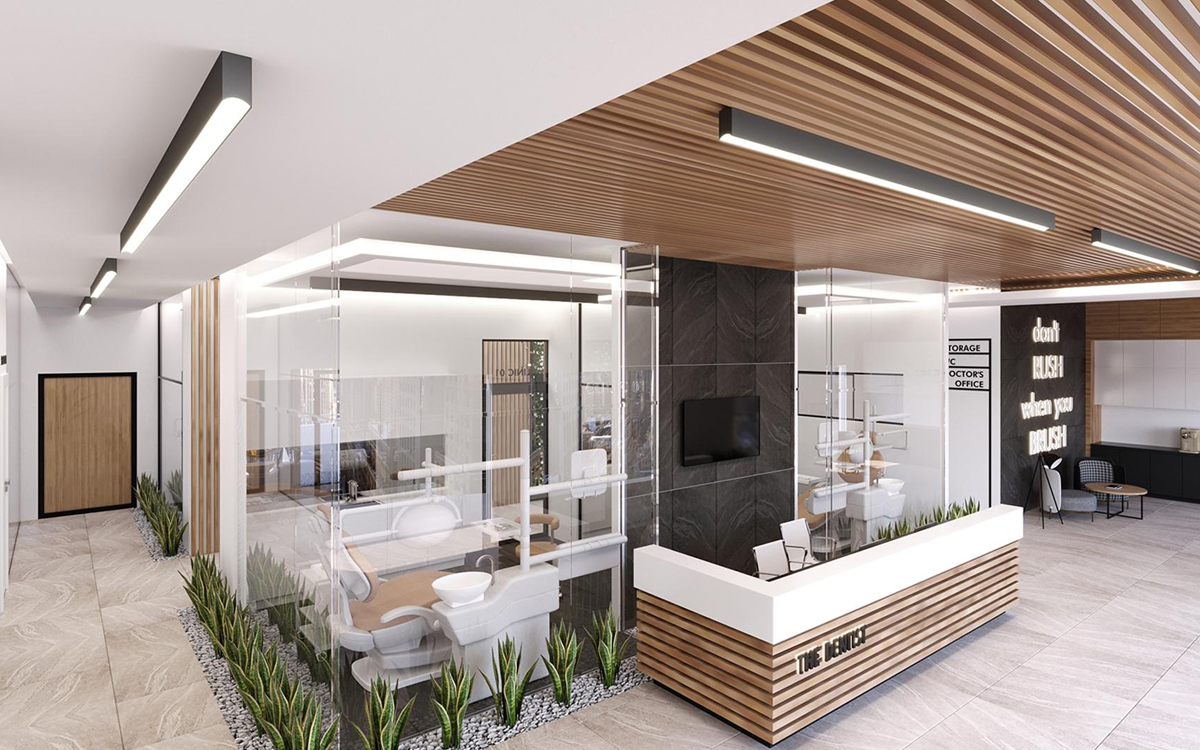Architectural Ceiling Recessed/ Surface Mount LED Linear Fixture with Smooth Incurved Profile