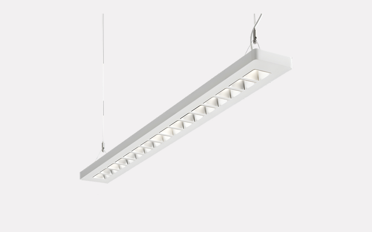 Architectural-Grade Linear Pendant Light with Tunable White and PIR Sensor Options