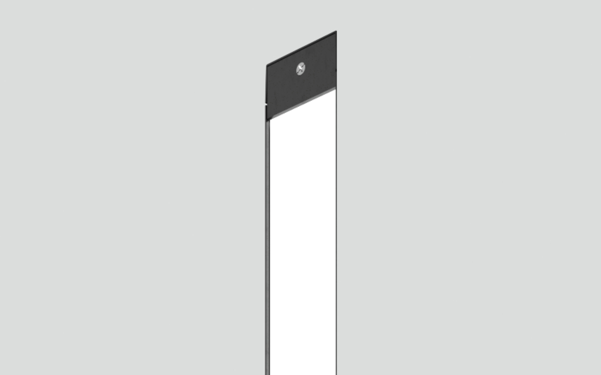 Architectural-Grade Recessed Wet Location Vertical LED Fixture for Soffits, Canopies, and Covered Walkways