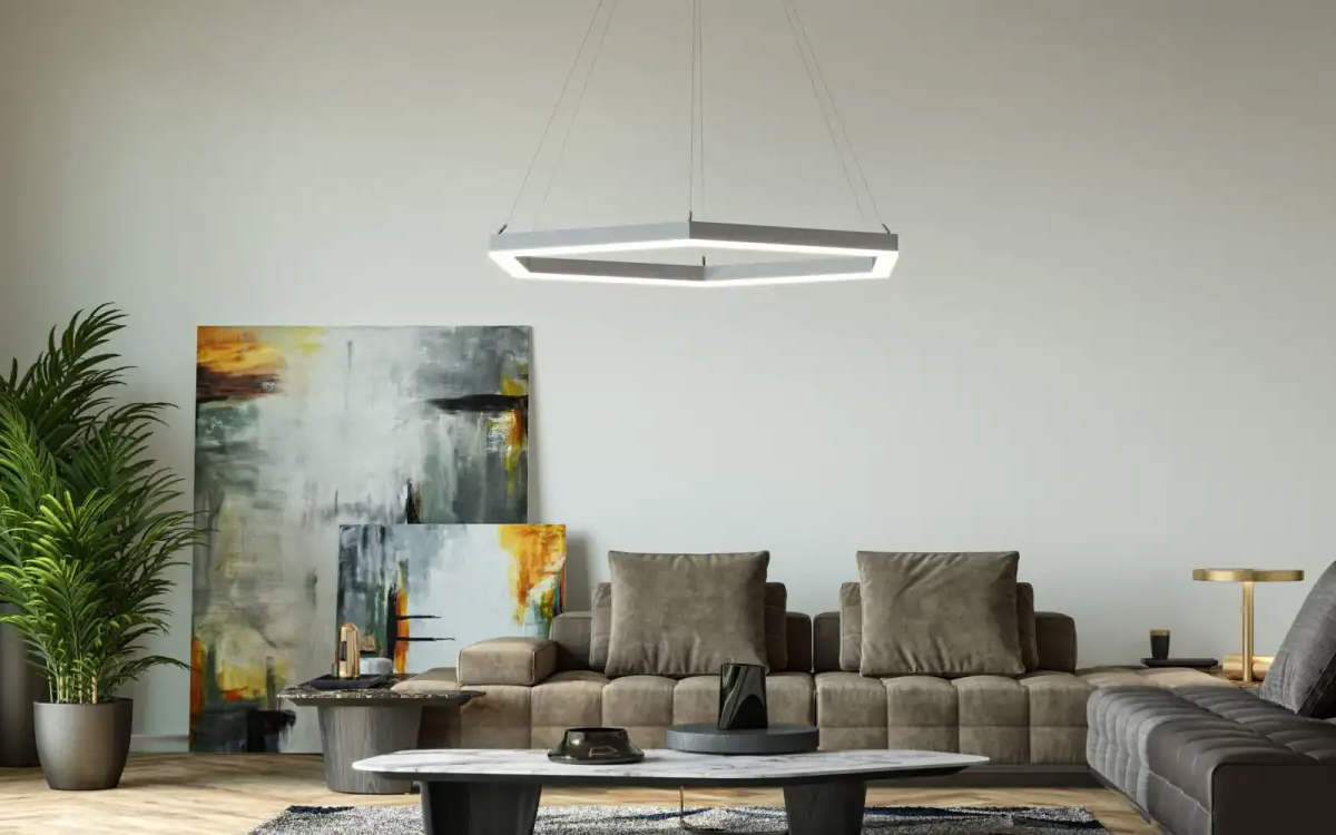 Architectural LED Chandelier Lights with Optional DALI, DMX, Lutron, ELDO, or PoE Drivers for Smart Lighting Control