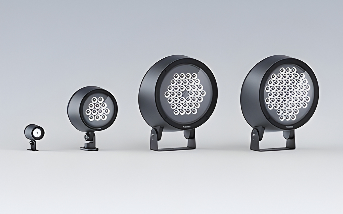 Architectural LED Floodlights and Spotlights with DALI, RDMX, and Bluetooth Wireless Control
