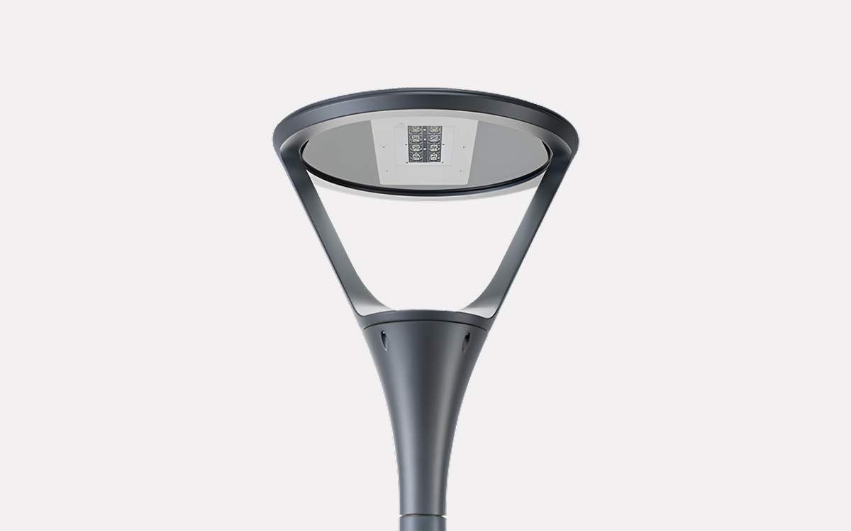Architectural LED Post Top Light Fixture for 4–6m Pole Mounting
