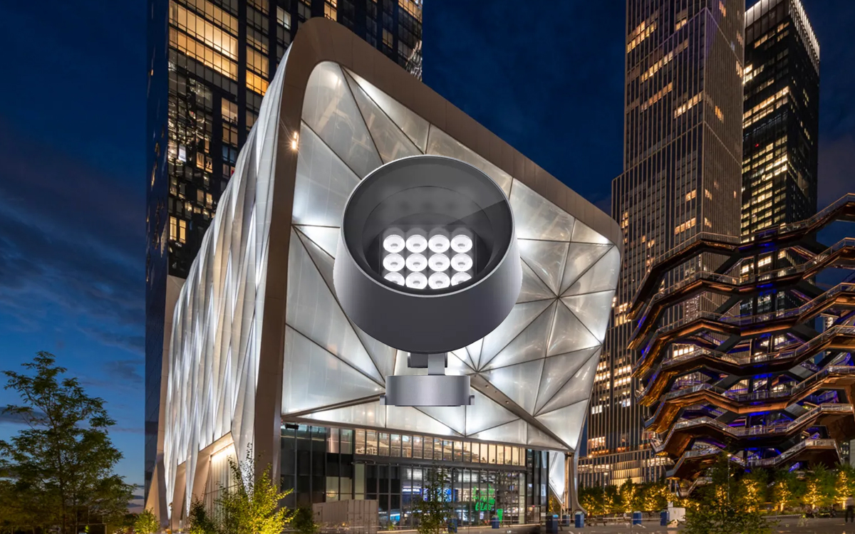 Architectural LED Projector for Facade Wallwashing, Landscape Accent Lighting, and Wide-Area Floodlighting