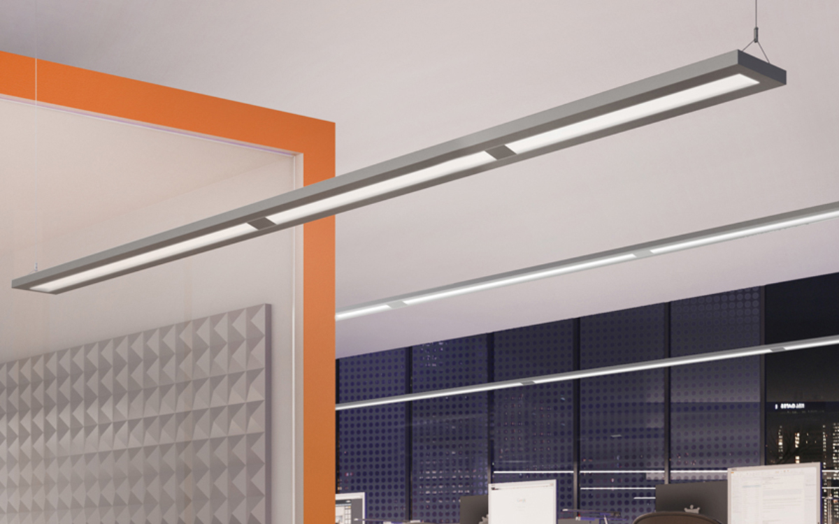 Architectural Linear LED Pendant Light with High CRI and PoE Driver Compatibility