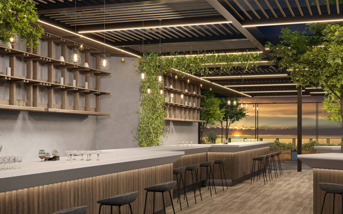 Architectural Linear LED Profile Fixture for Wet Locations and Outdoor Spaces