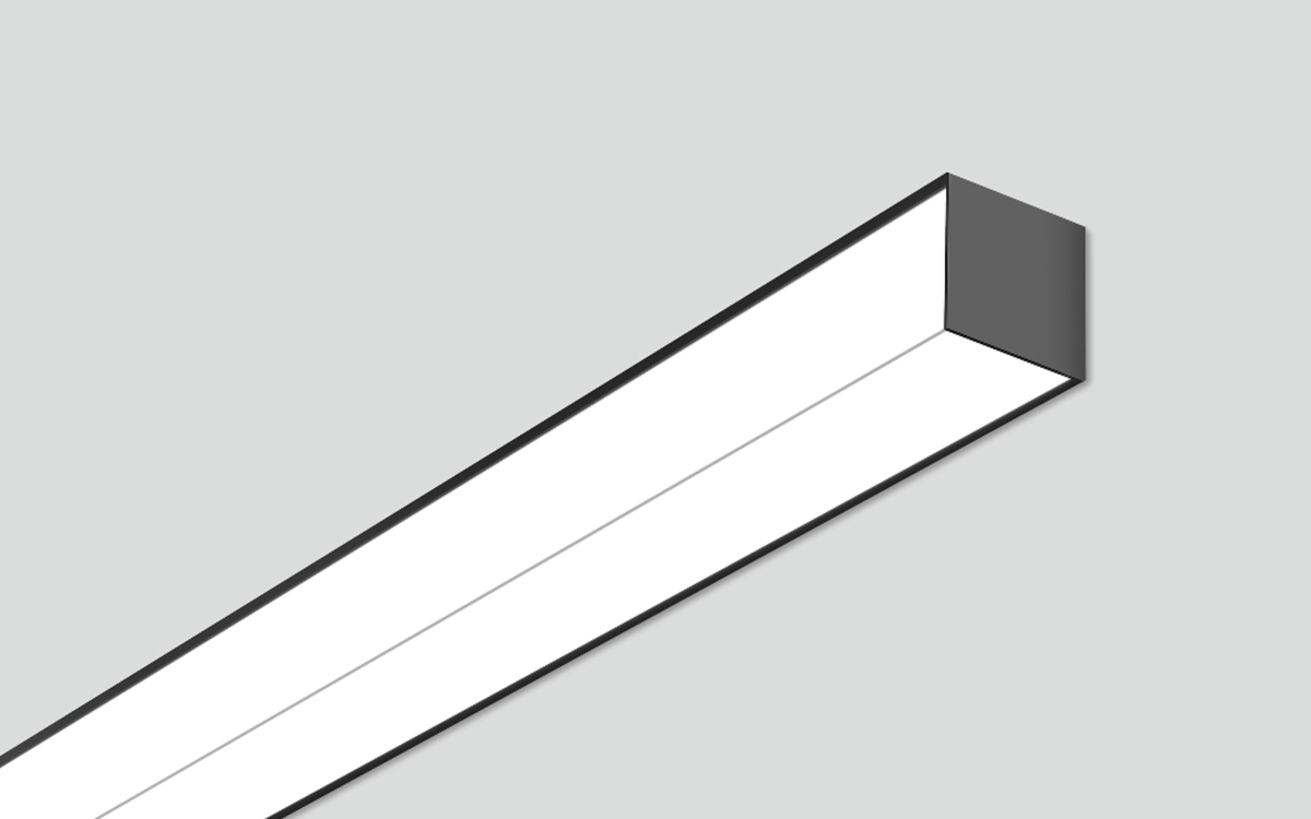 Architectural Linear Wall-Mount LED Fixture with Glare-Free Dual-Sided Lens