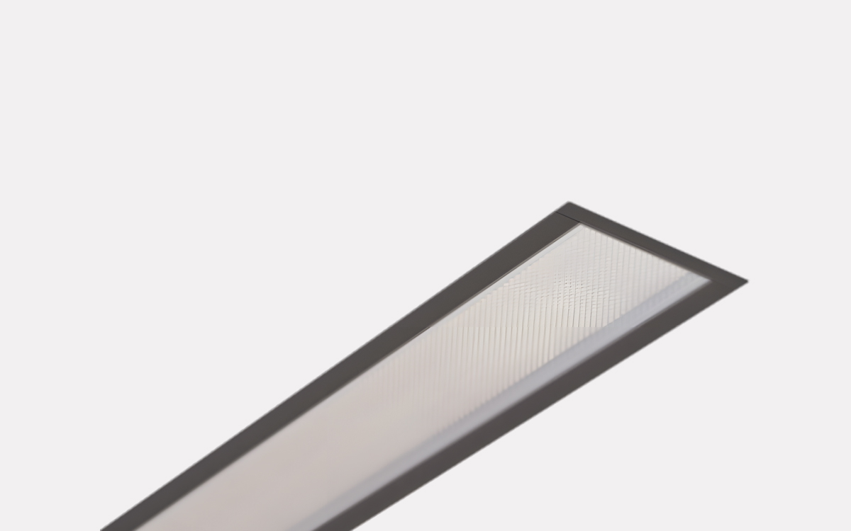 Architectural Recessed Linear LED Fixture with Integrated Emergency Lighting Options