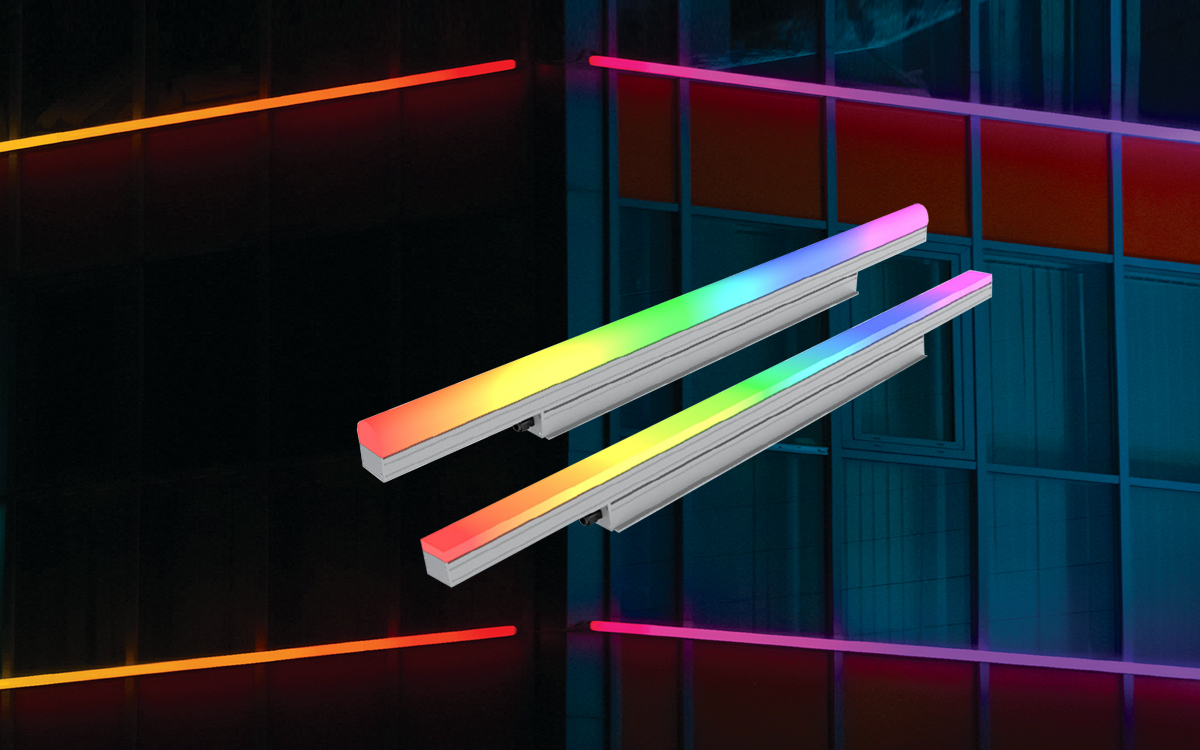 Architectural RGBW LED Pixel Bar LED Fixture for Façade and Bridge Illumination with DMX Control