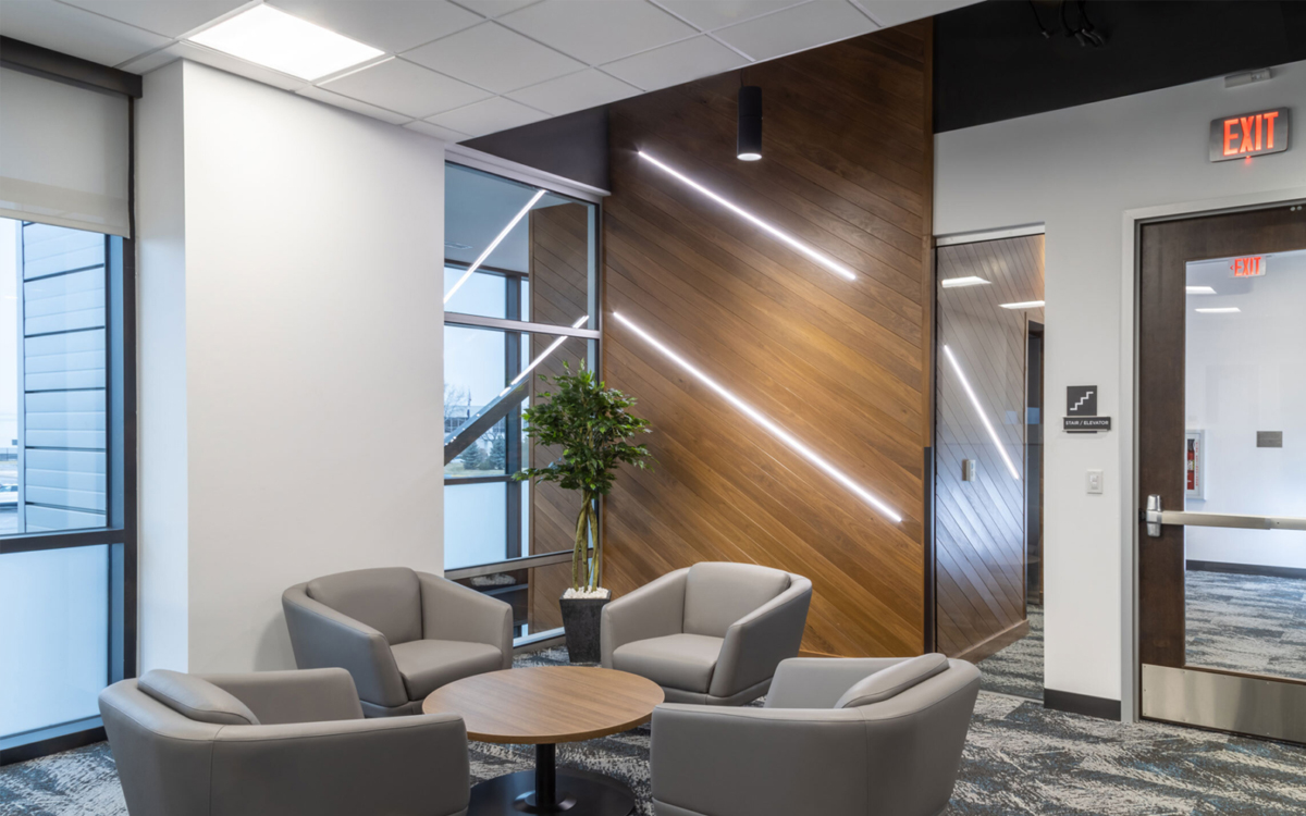 Architectural Wall-Integrated LED Lighting with Slim 1.5-Inch Profile for Seamless Vertical Illumination