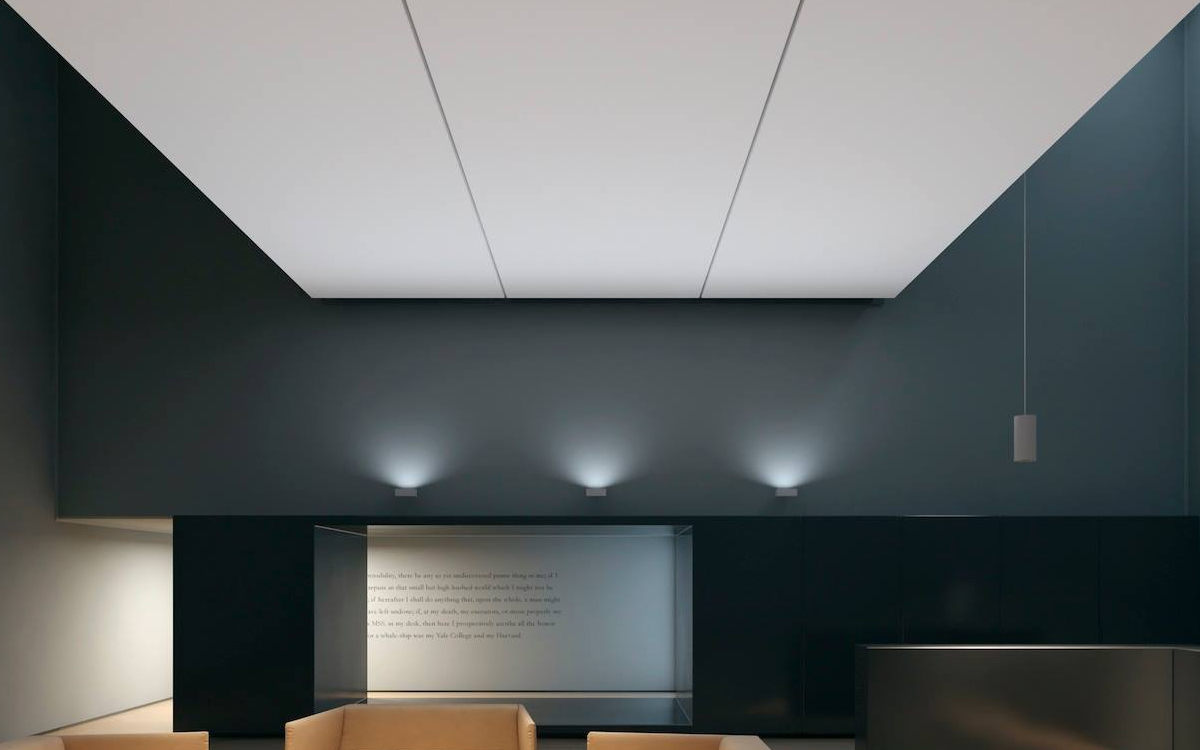 Architectural Wall-Mounted LED Luminaire for Ceiling Washlighting