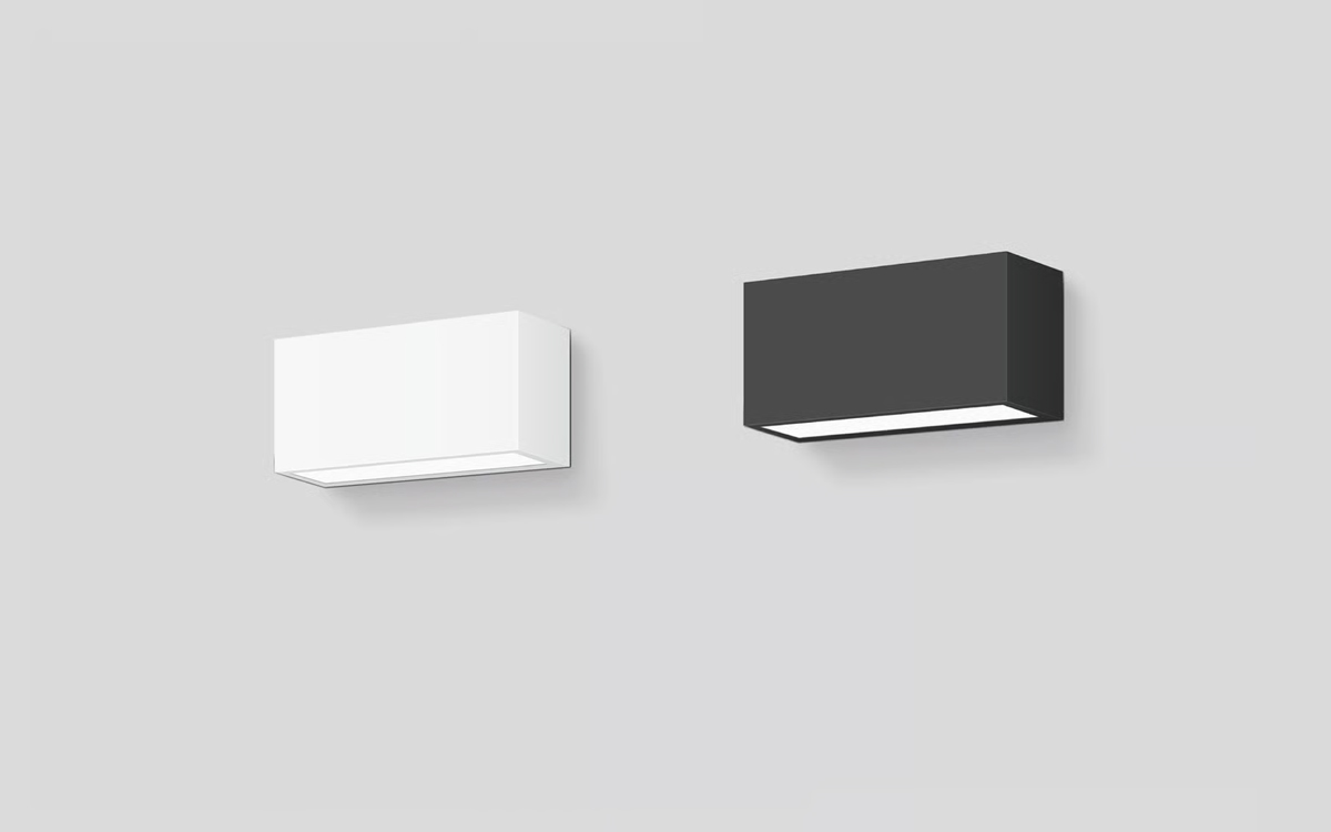 Architectural Wall Washer with Upward and Downward Glare-Free Light Distribution