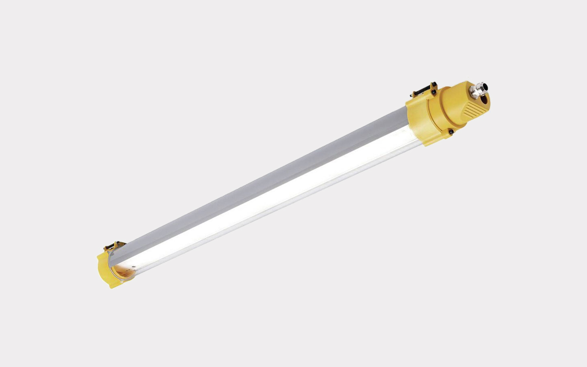 ATEX Zone 2/21/22 Industrial LED Tube Light for Environments with Sulfur Vapors, Acids, and Salt Exposure