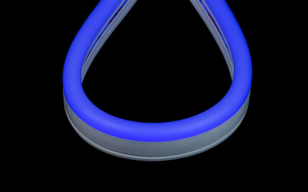 Blue Flexible LED Neon Rope Lightfor Signage, Building Facades, amd Architectural Outlines
