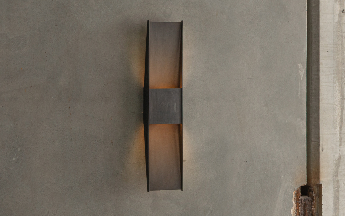Brutalist Inspired LED Wall Sconce with Rectilinear Geometric Design and Subtle Light Openings