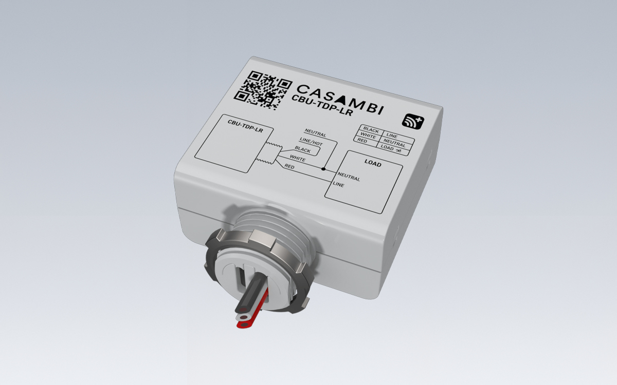 Casambi Bluetooth Mesh Controlled Trailing Edge Dimmer Module for Dimmable LED Lights