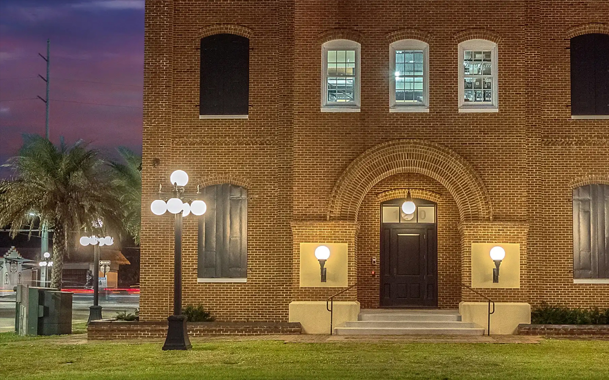 Classic Art Deco LED Globe Fixture for Post-Top, Arm, Wall, and Pier Mount Applications