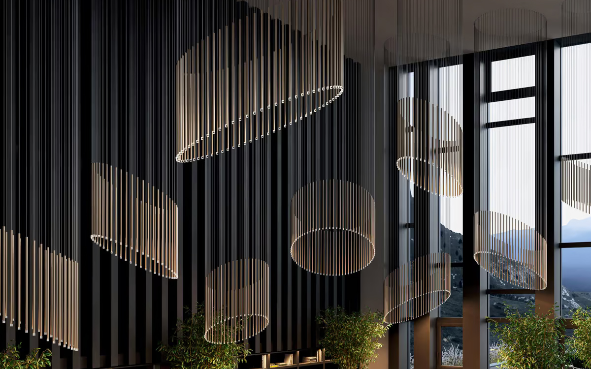 Cluster LED Pendant Lights with Small, Medium, and Large Sizes for Dynamic Interior Arrangements
