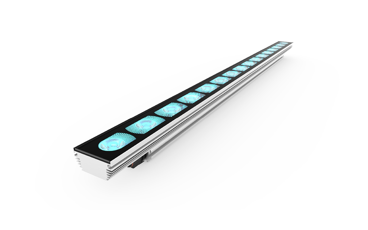 Color Changing High-Output Linear LED Wall Washer and Grazer with RGBW30K, RGBA, and RGB Options