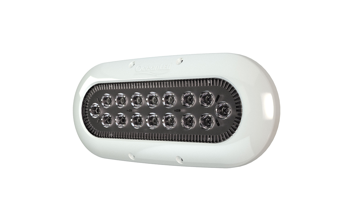 Compact Underwater LED Boat Light with Built-in Driver and IP69k Water Protection