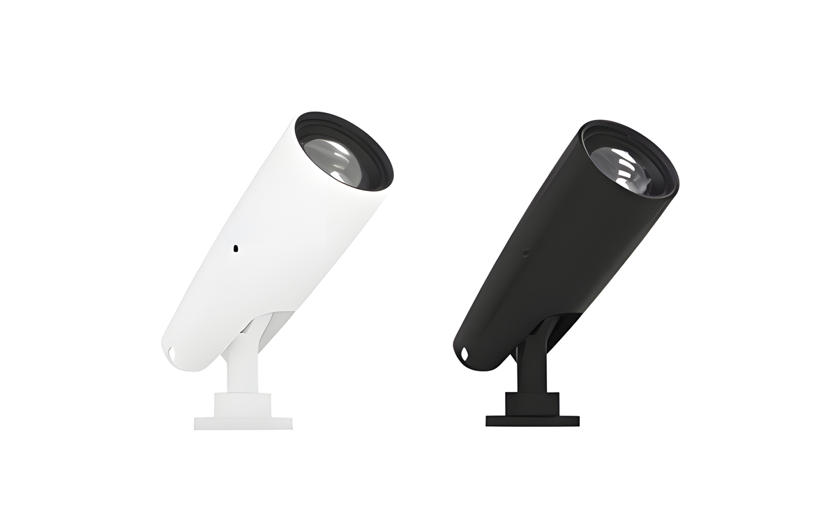 Compact Zoomable LED Spotlight with DMX512, DALI, and Casambi Control for Exhibit and Display Lighting