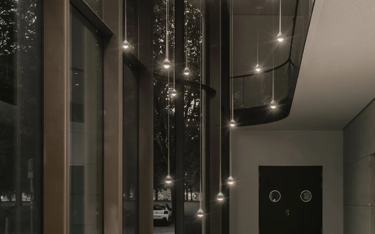 Contemporary LED Pendant Light with Glare Free Lens for Dining Areas, Reading Corners, and Relaxation Zones