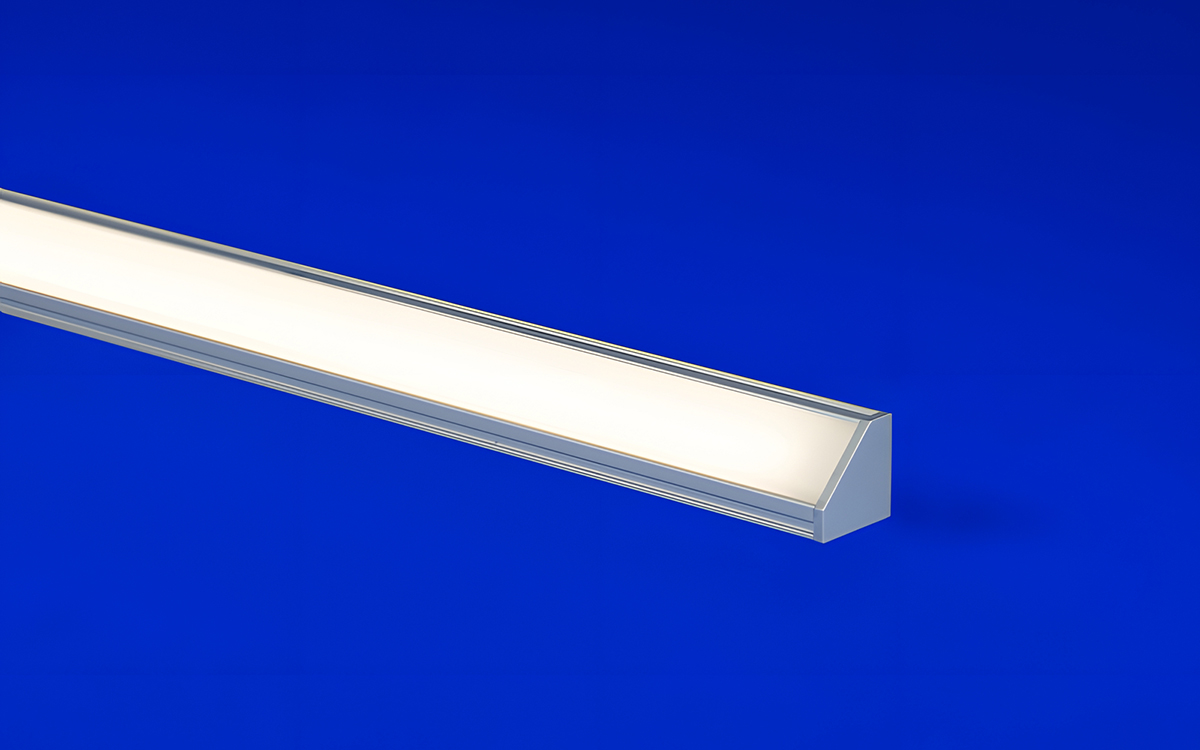 Corner Mount Linear LED Fixtures for Cove, Millwork, and Perimeter Lighting in Residential and Commercial Spaces