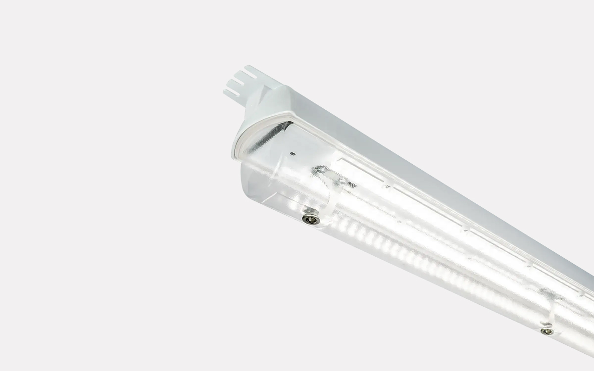 Corrosion-Resistant, Waterproof Linear LED Lighting Fixture for Industrial Harsh Environments