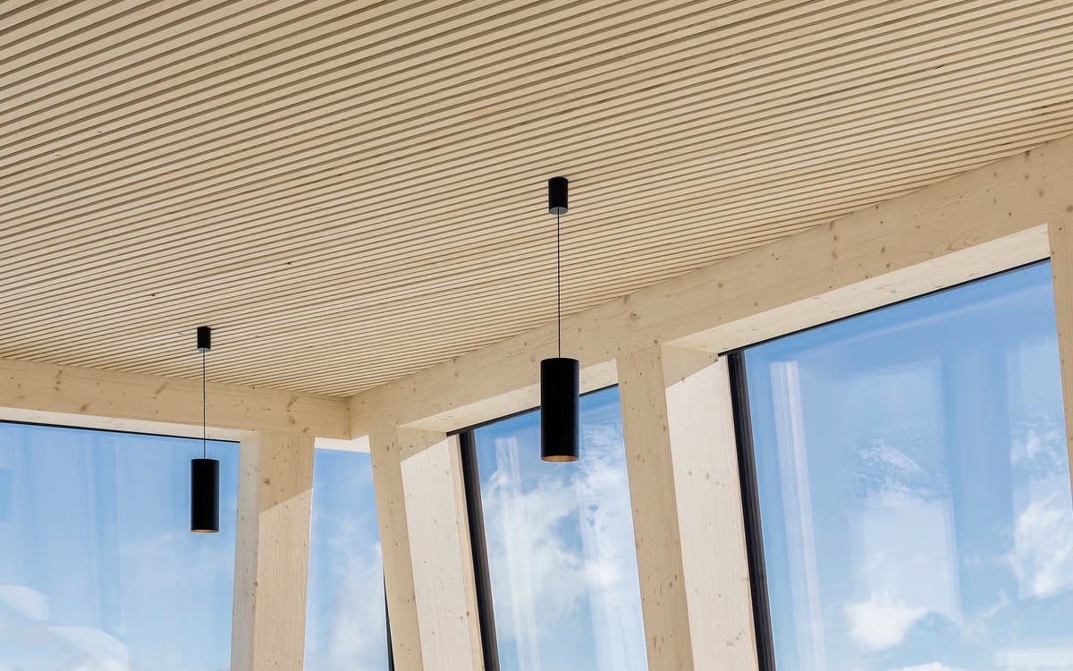 Cylinder Pendant Light with Smart Canopy Options for Offices, Restaurants, and Hospitality Spaces