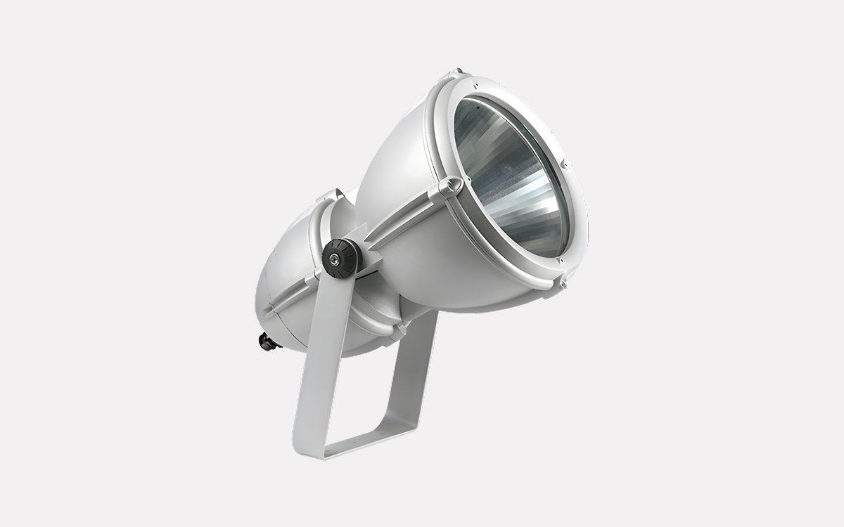 DALI-Controlled LED Floodlight for Wall, Ground, and Pole Mounting