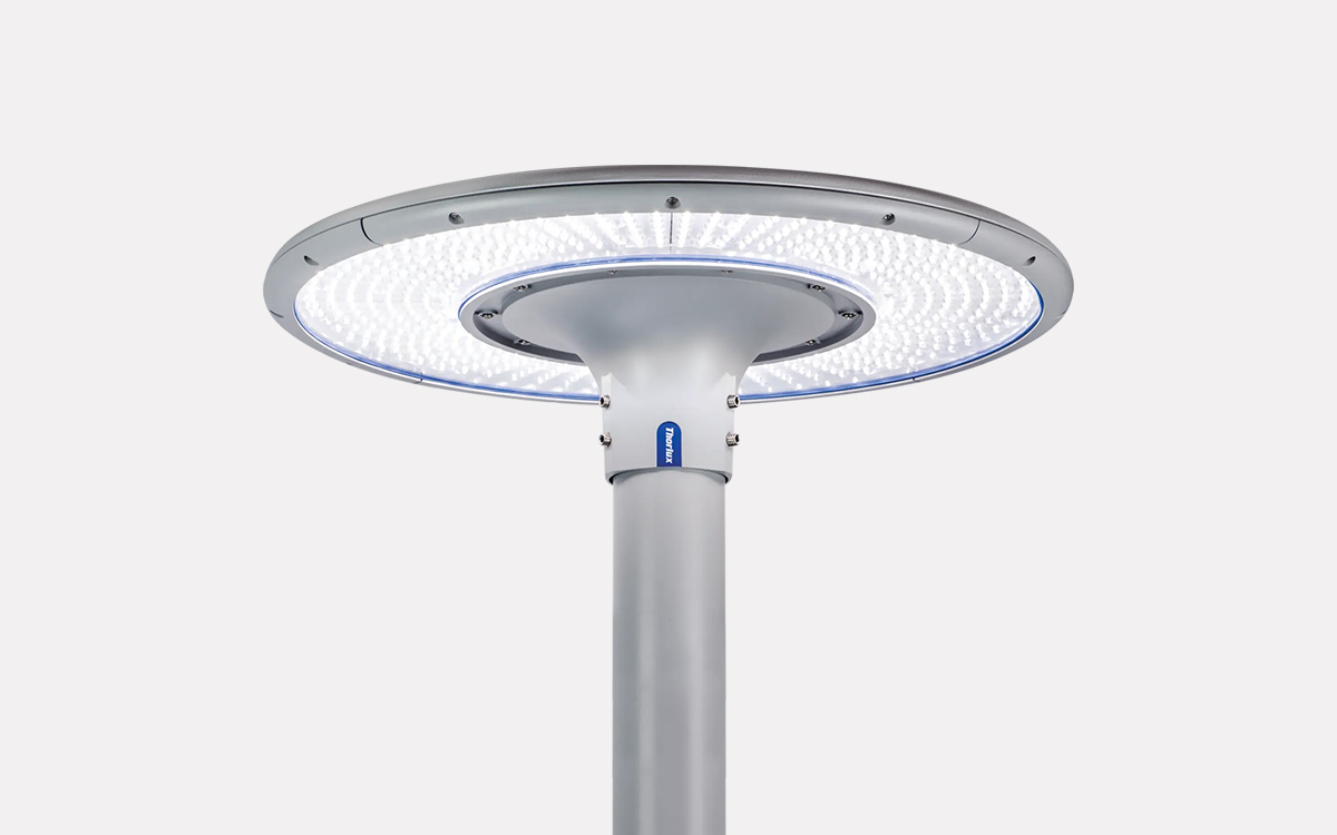 Dark Sky Compliant LED Post Top Light for Outdoor Pathways, Streets, and Recreation Zones