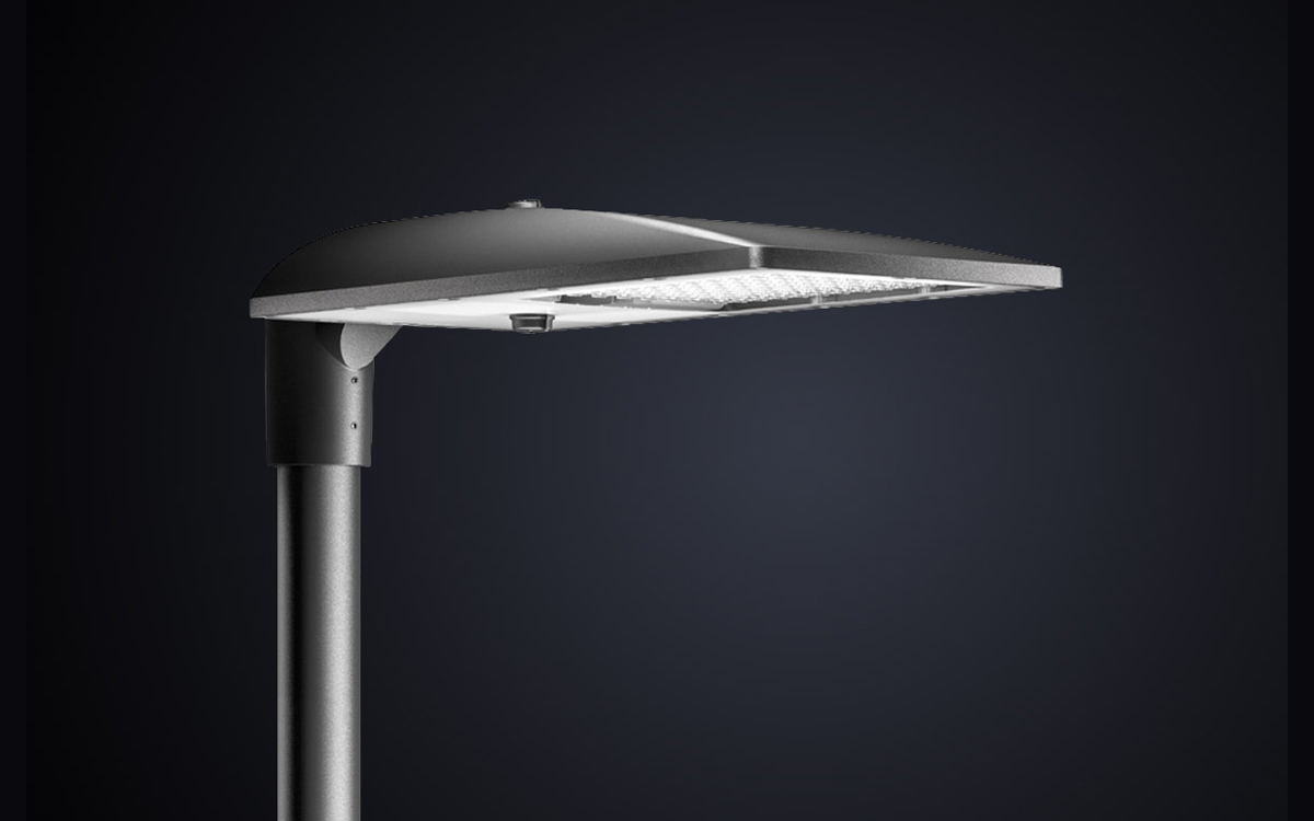 Dark Sky-Compliant LED Street Light for Urban Roads, Paths, and Building Perimeters