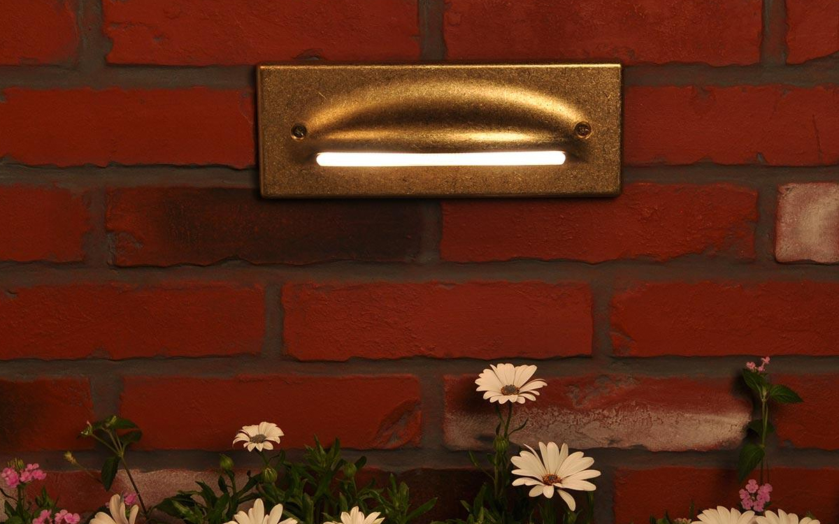 Dark-Sky Compliant Recessed LED Wall Light for Exterior Pathway and Accent Lighting