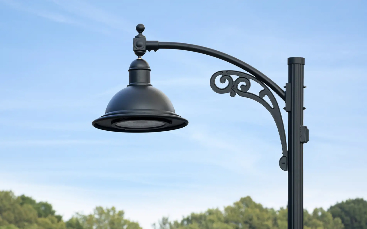 Decorative LED Downlight Fixture for Streetscape Lighting, Public Parks, Civic Plazas, and Pedestrian Walkways