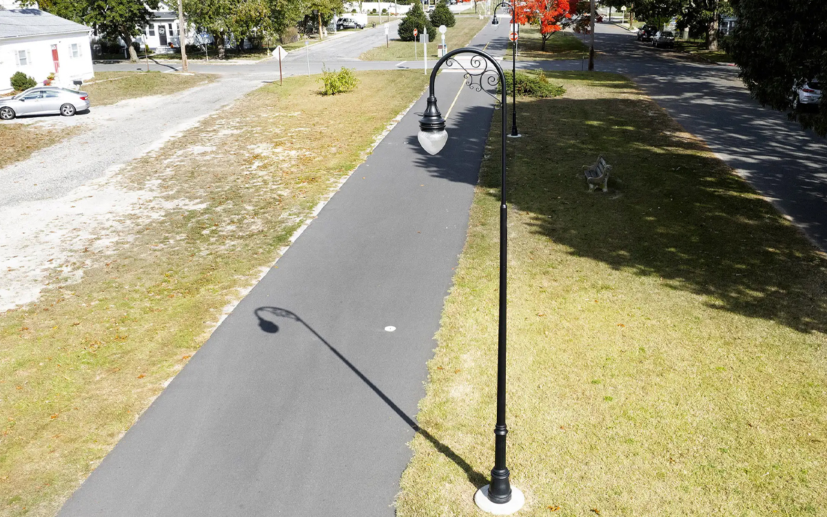 Decorative Urban Pendant Lighting Fixture for Parks, Plazas, Campuses, and Municipal Streets