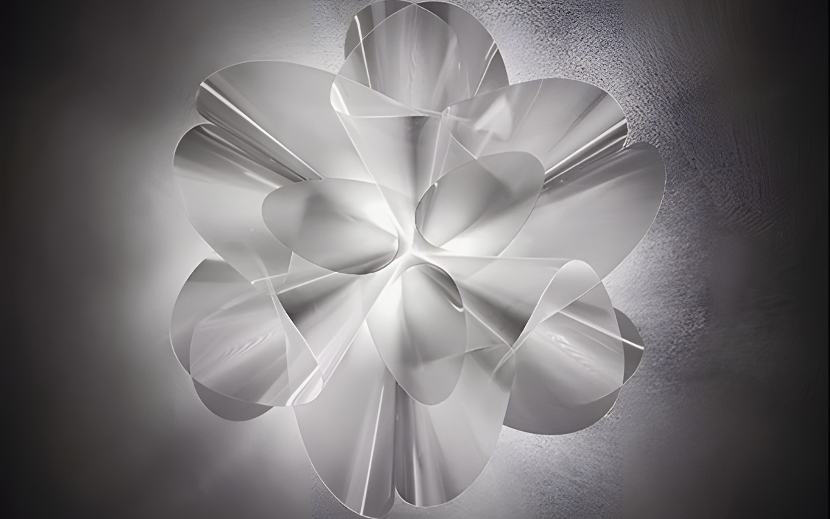 Decorative Wall Light with Lentiflex® Design and Integrated LED for Modern Interiors