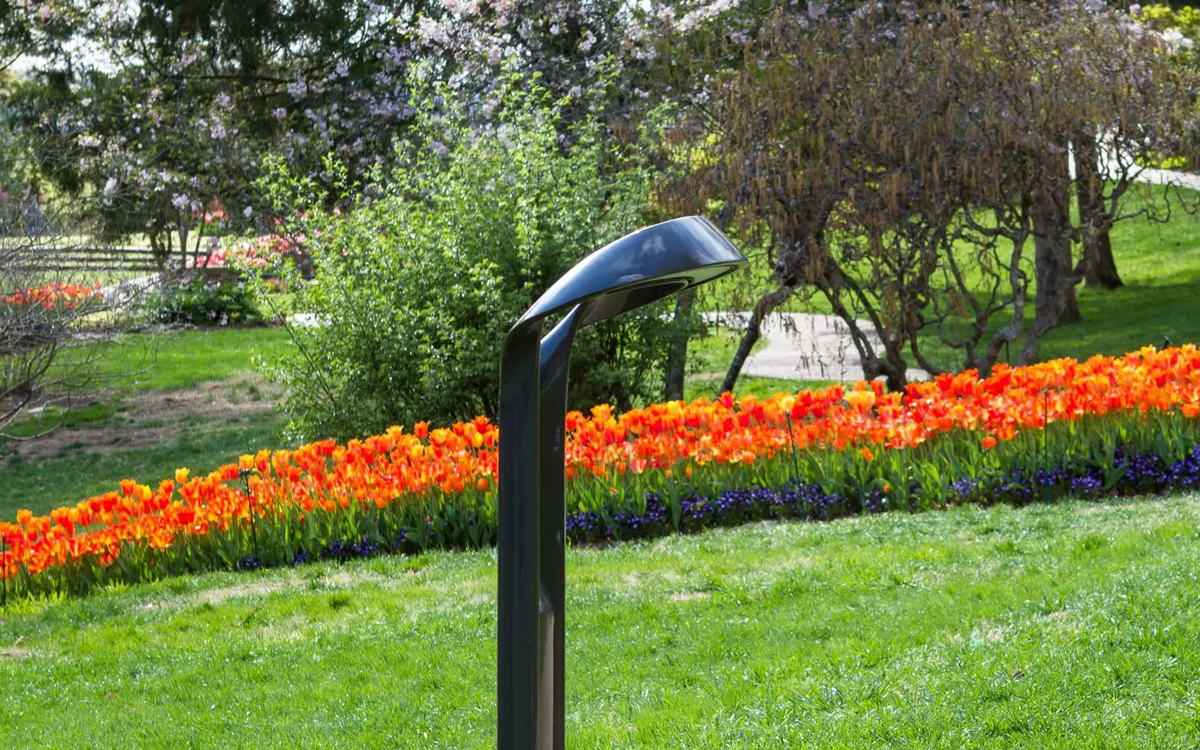 Designer LED Bollard Light for Pedestrian Walkways and Urban Landscapes