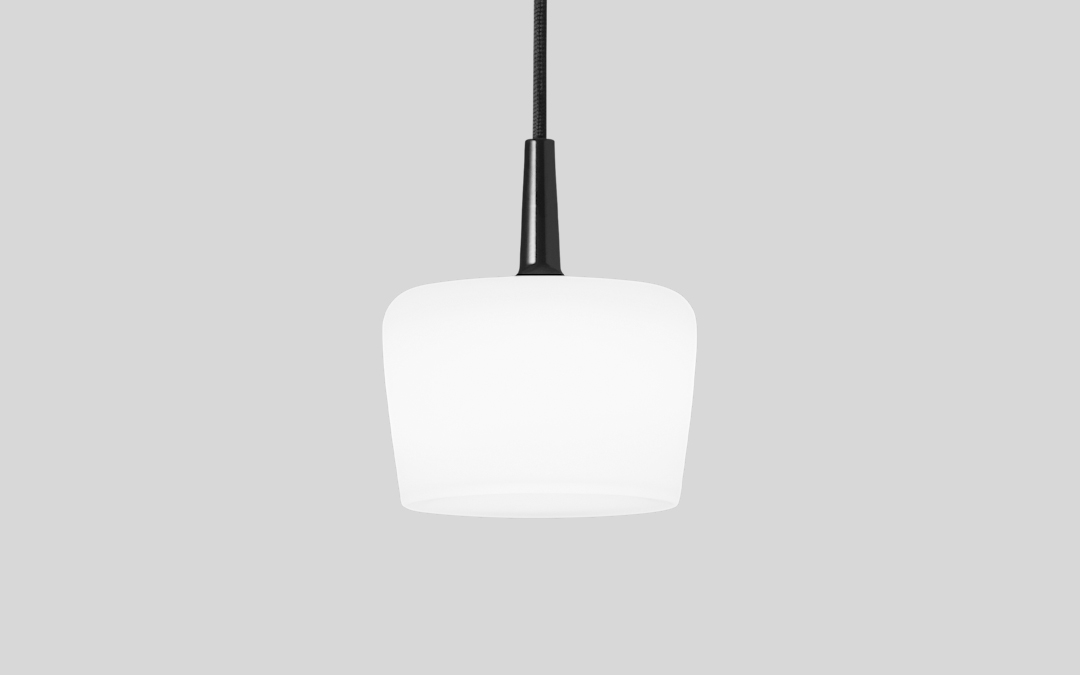Designer LED Pendant Light with Opal Glass Shade and Custom Dimming Options