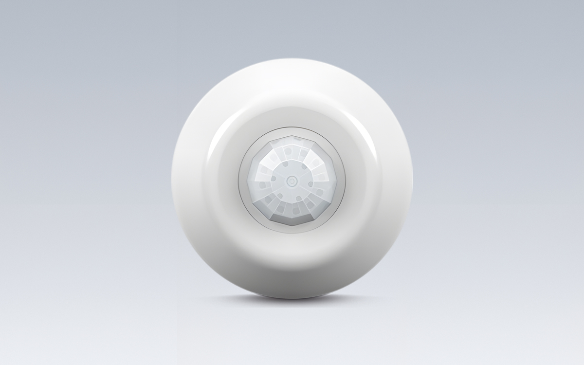 Digital Ceiling Mount Occupancy Sensor with PIR and Acoustic Dual Technology for Commercial Lighting Control Applications