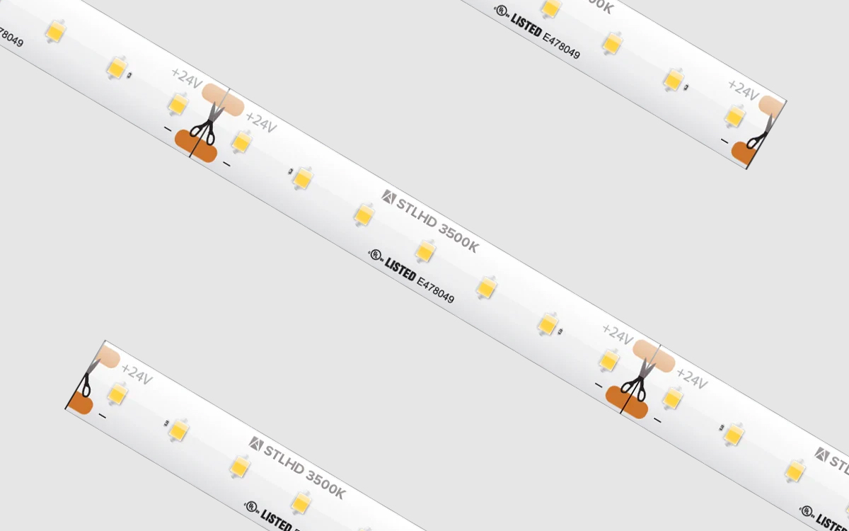 Dimmable High-Density LED Tape Light for Accent, Cove, and Task Lighting