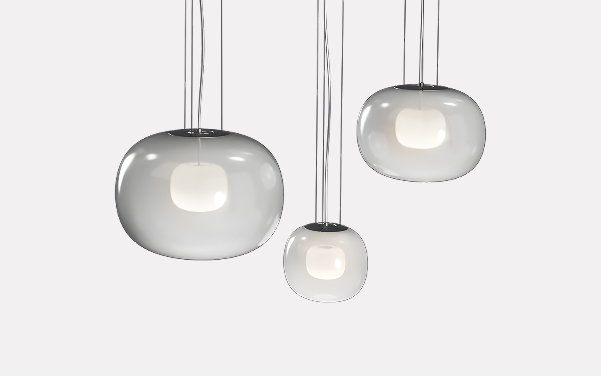 Dimmable LED Pendant with Traditional Glass Blown Dome and Integrated DALI Driver