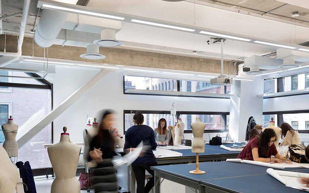 Direct/Indirect Rectilinear LED Luminaire with MicroGlow Lens, Gradient Optics, PoE and Connected Solutions