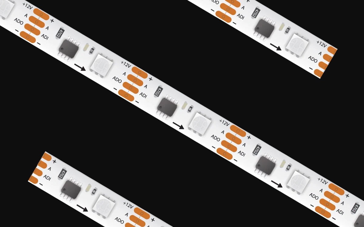 DMX512 Individually Addressable Digital RGB LED Pixel Strip for Stage, Event, and Architectural Lighting
