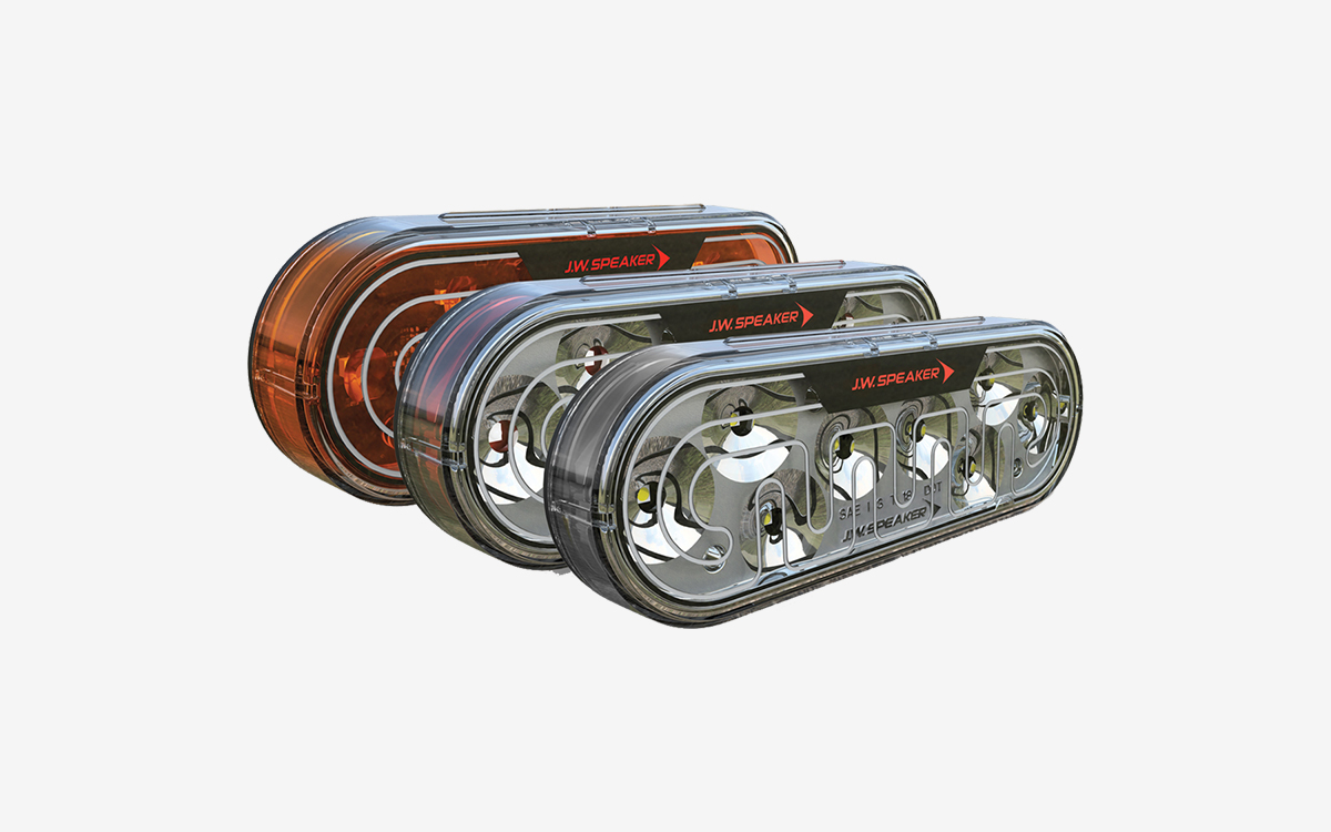 DOT-Compliant Heated LED Turn, Stop, and Tail Signal Light for Trucks and Trailers