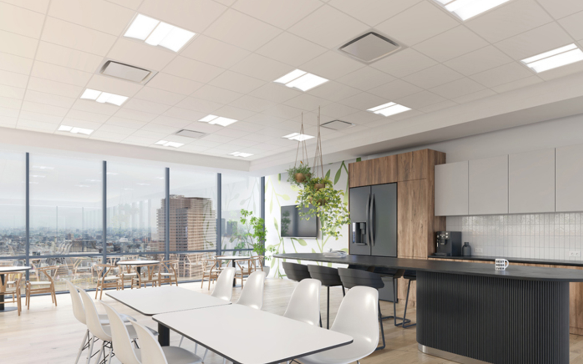 Drop Ceiling-Compatible LED Troffers for T-Bar and Drywall Installations