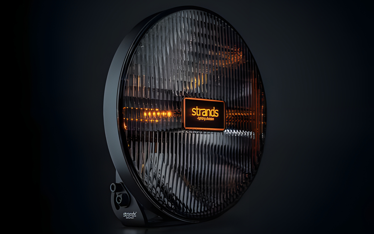 Dual-Color Amber and White LED Position Light for Trucks, Buses, and Utility Vehicles