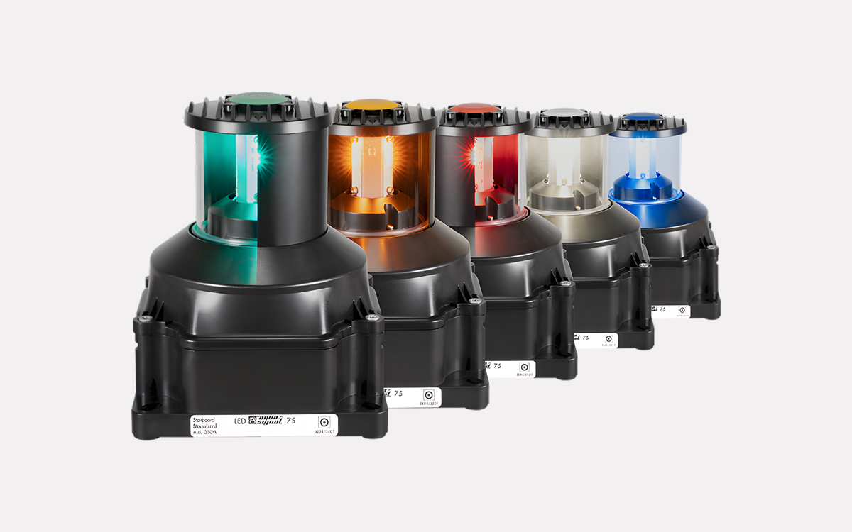 Dual Voltage Marine LED Navigational Lantern for Masthead, Stern, Port, and Starboard Applications