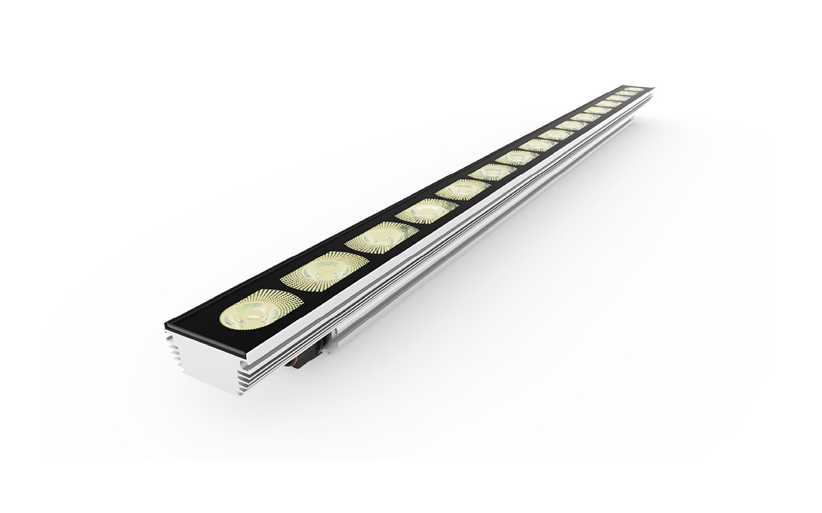 Dynamic White Linear LED Wall Washing and Grazing Luminaire with 4-in-1 Tunable White Package