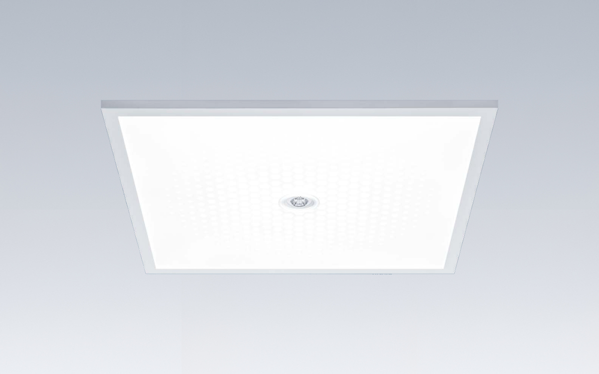 Edge-Lit LED Panel Light with Variable Color Temperature, MPT Prismatic Optics, and Smart Wireless Connectivity