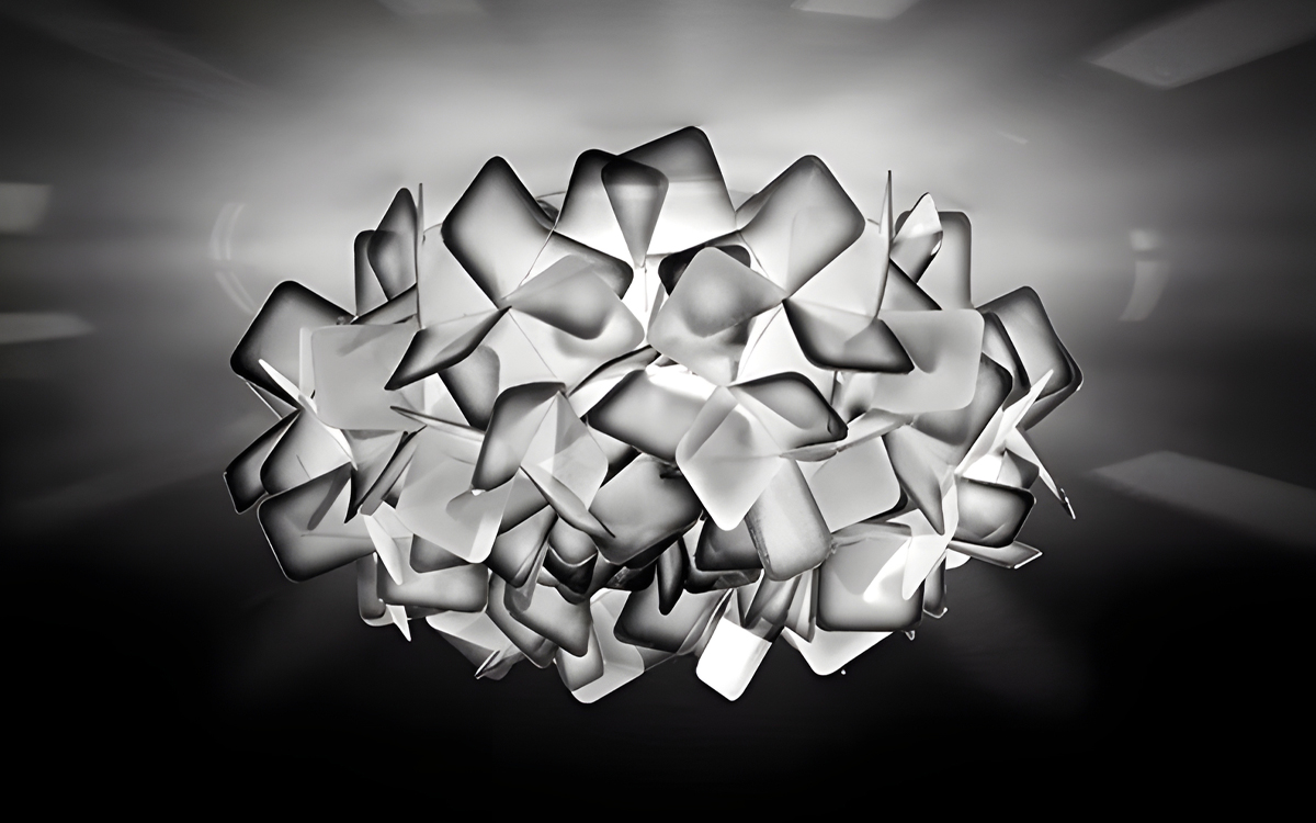 Elegant Decorative Ceiling Light with Cloud-Like Design, Soft Diffused Reflections, and Morning Sun Inspiration